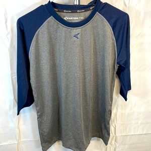 Easton Baseball 3/4 Shirt Sz YXL NWT
